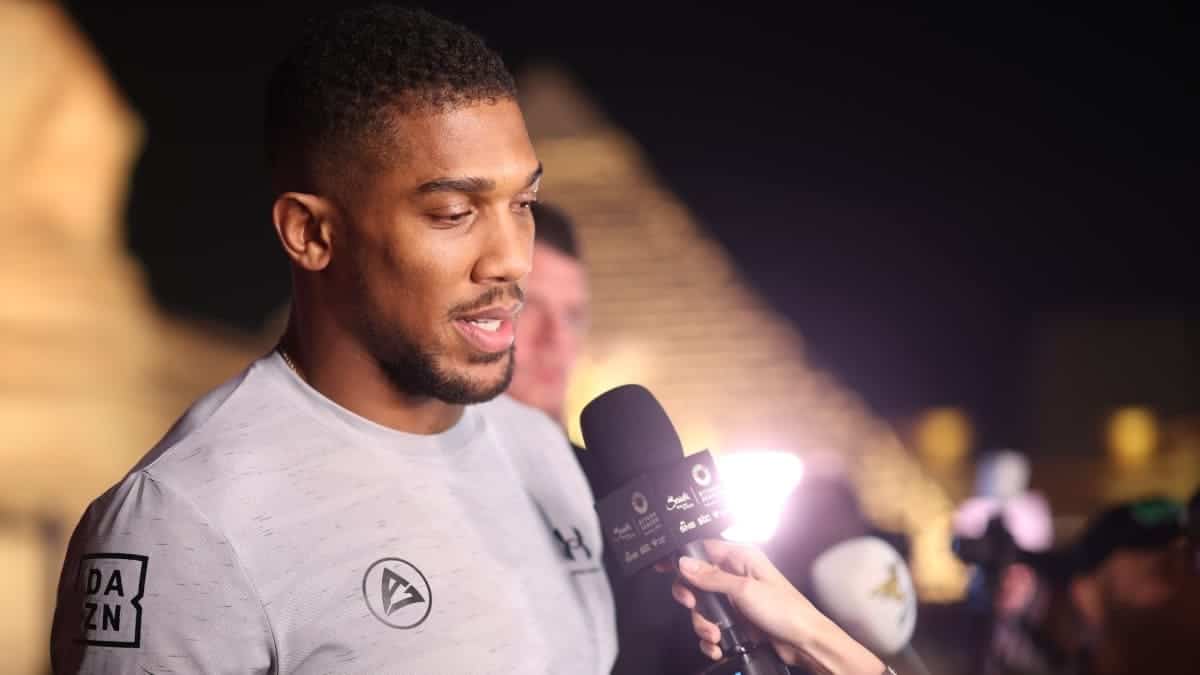 Anthony Joshua in Riyadh