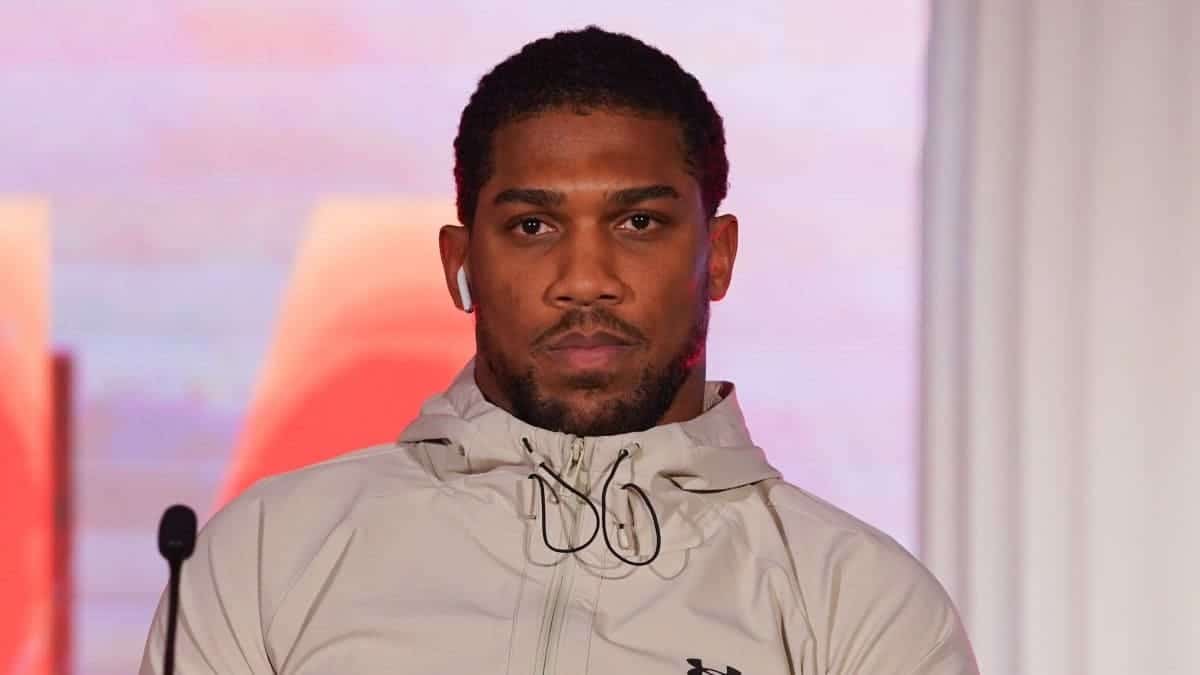 Anthony Joshua in Riyadh