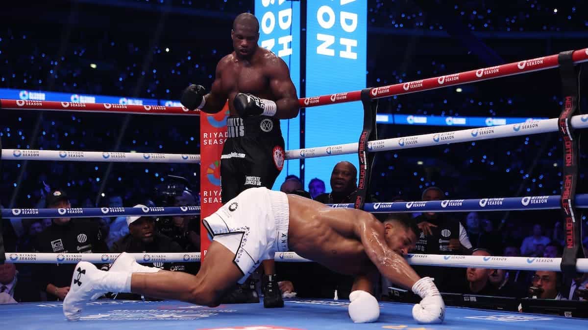 Anthony Joshua knocked out by Daniel Dubois