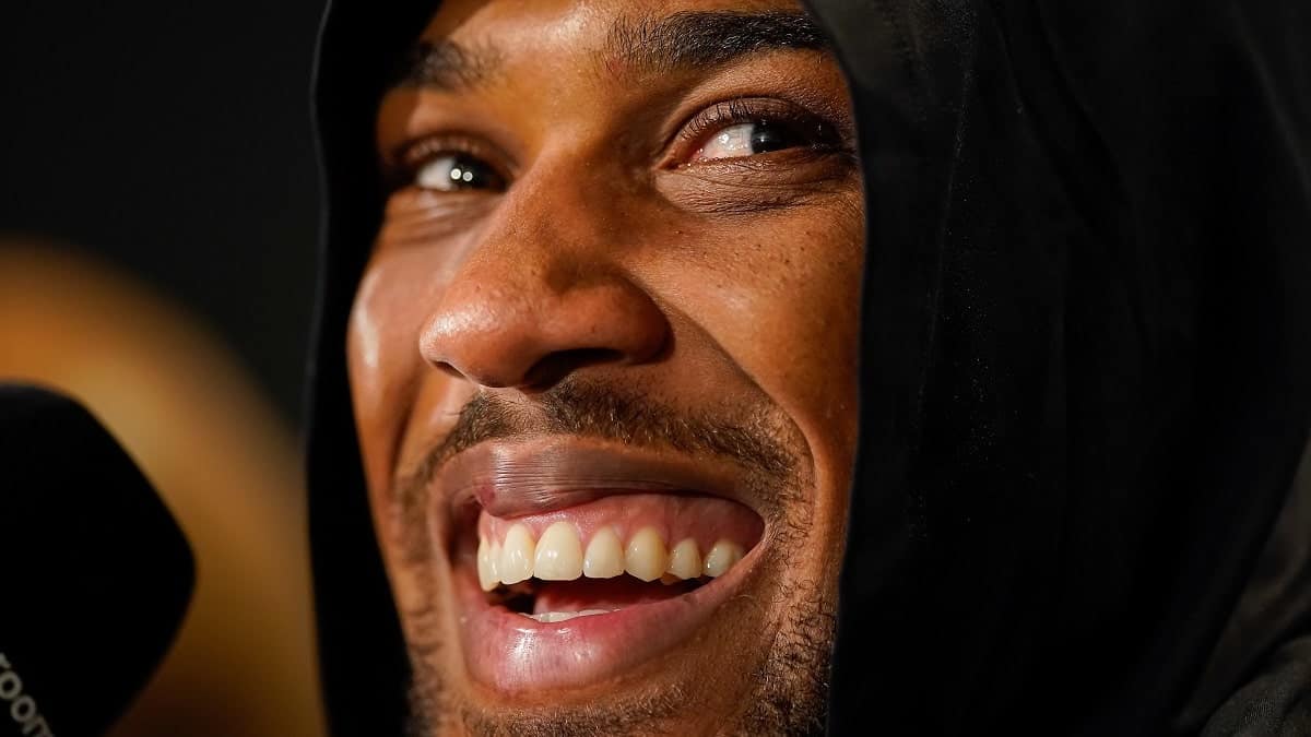 Anthony Joshua post-fight