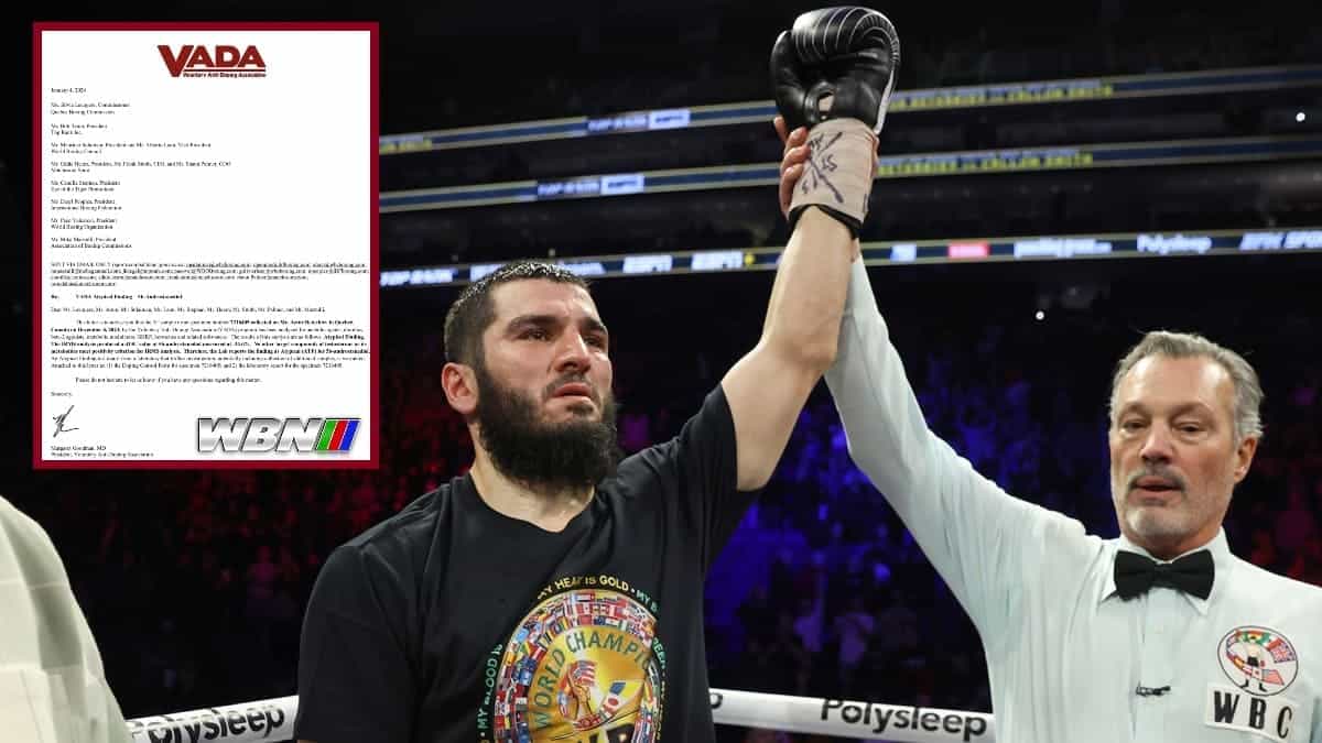 Artur Beterbiev VADA letter