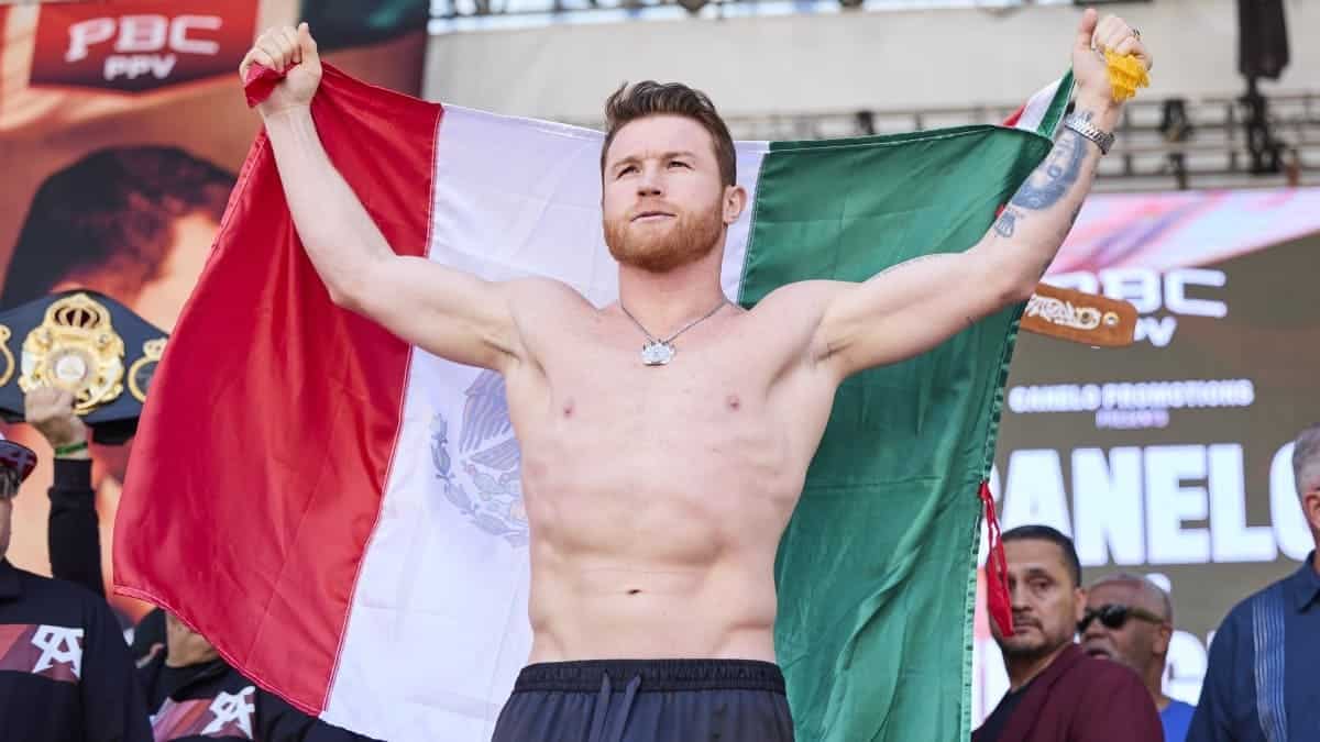 Canelo weigh in