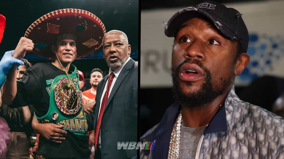 David Benavidez and Floyd Mayweather