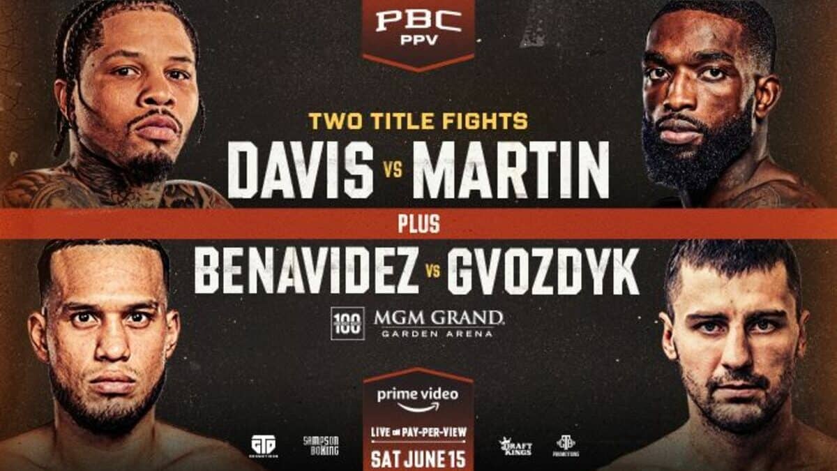 Gervonta Davis vs Martin Davis Benavidez vs Gvozdyk