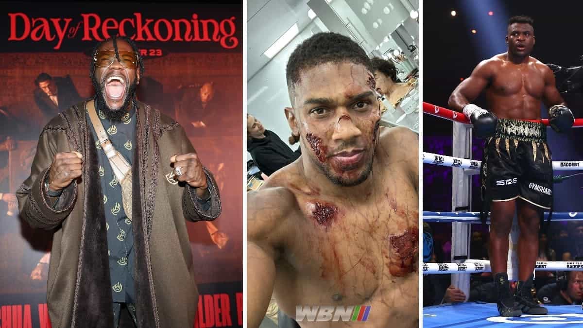 Deontay Wilder Anthony Joshua Francis Ngannou