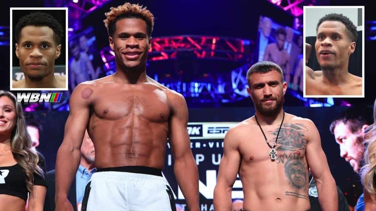 Devin Haney vs Lomachenko weigh-in