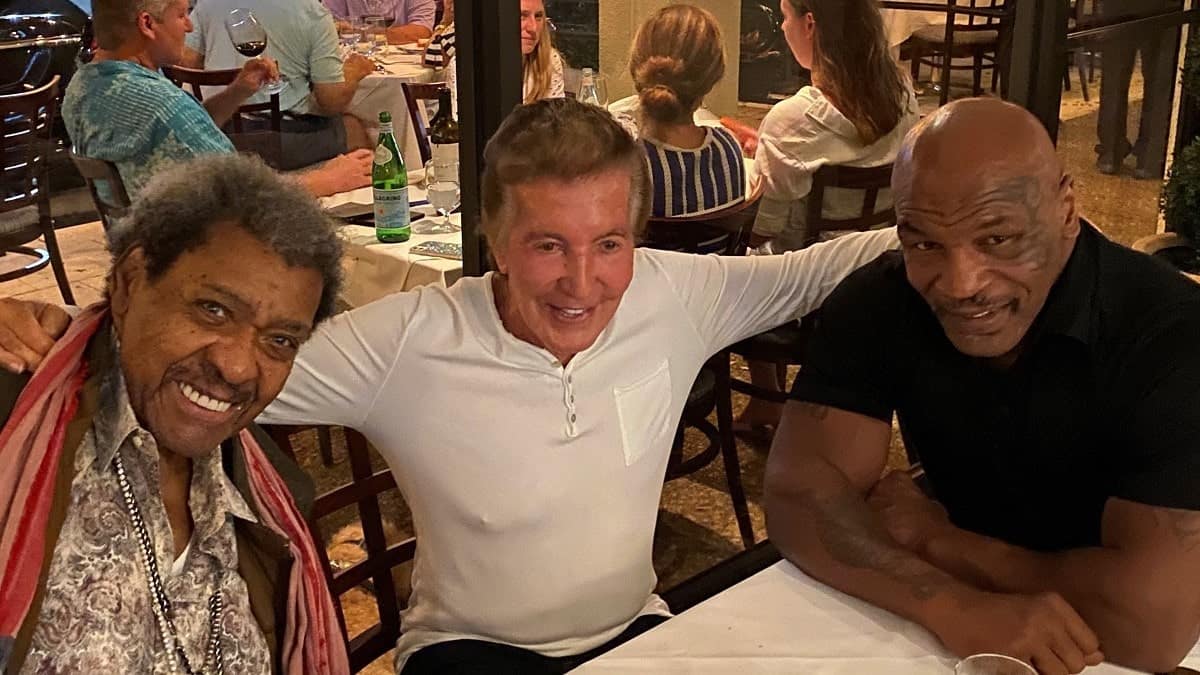 Don King Mike Tyson at Dinner