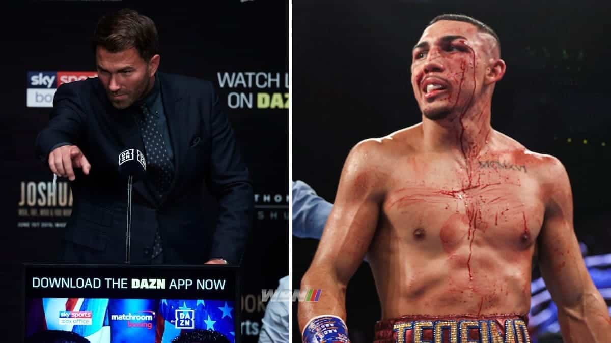 Eddie Hearn and Teofimo Lopez