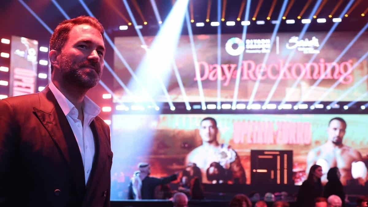 Eddie Hearn at Day of Reckoning