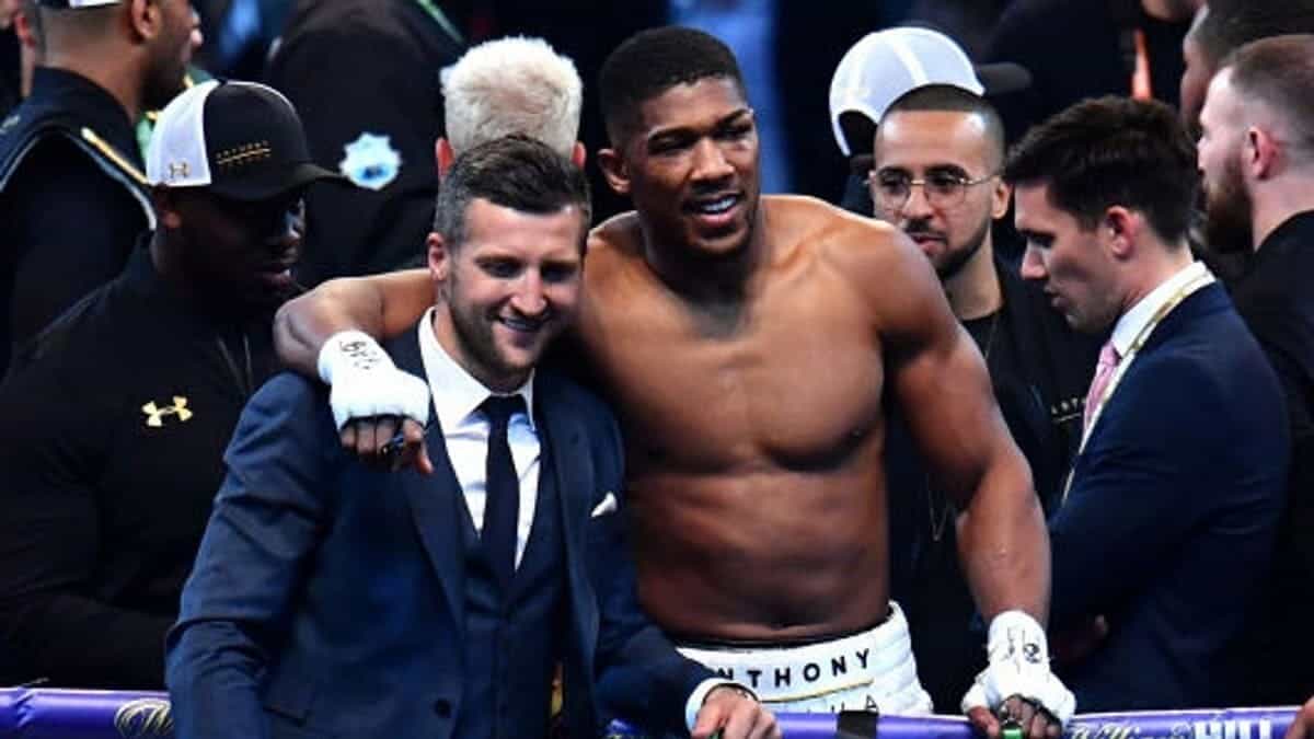 Carl Froch Anthony Joshua