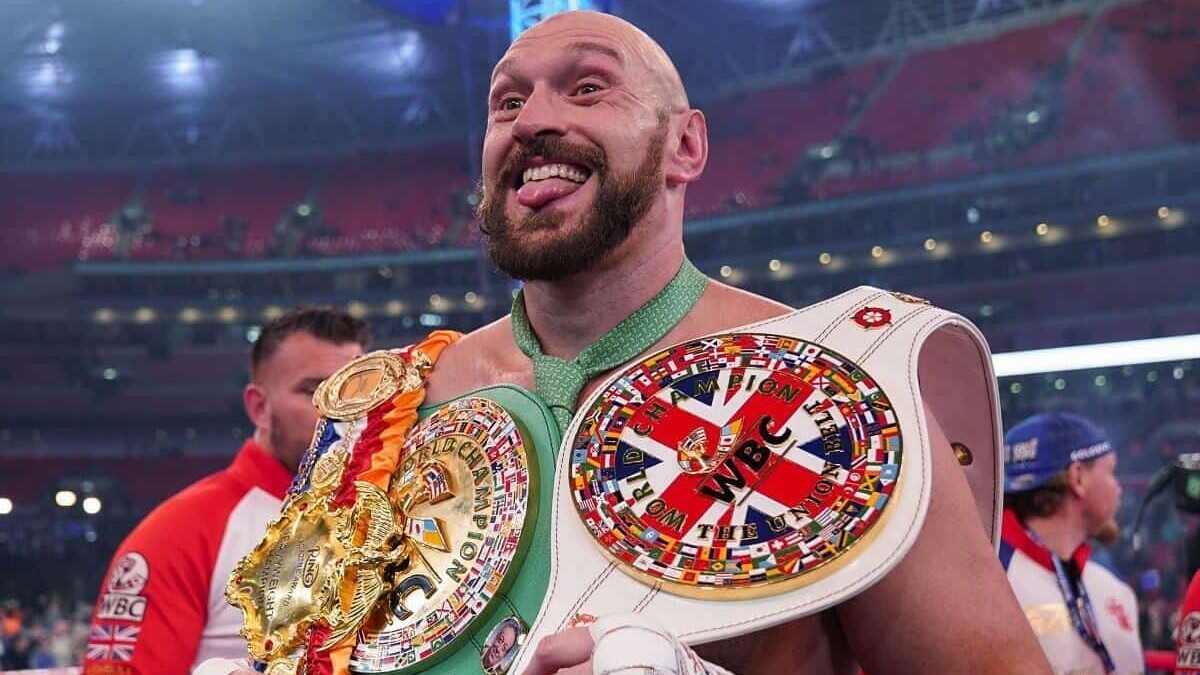 Tyson Fury Belts