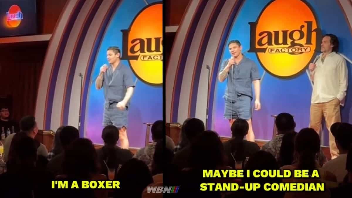 Ryan Garcia tries stand-up comedy