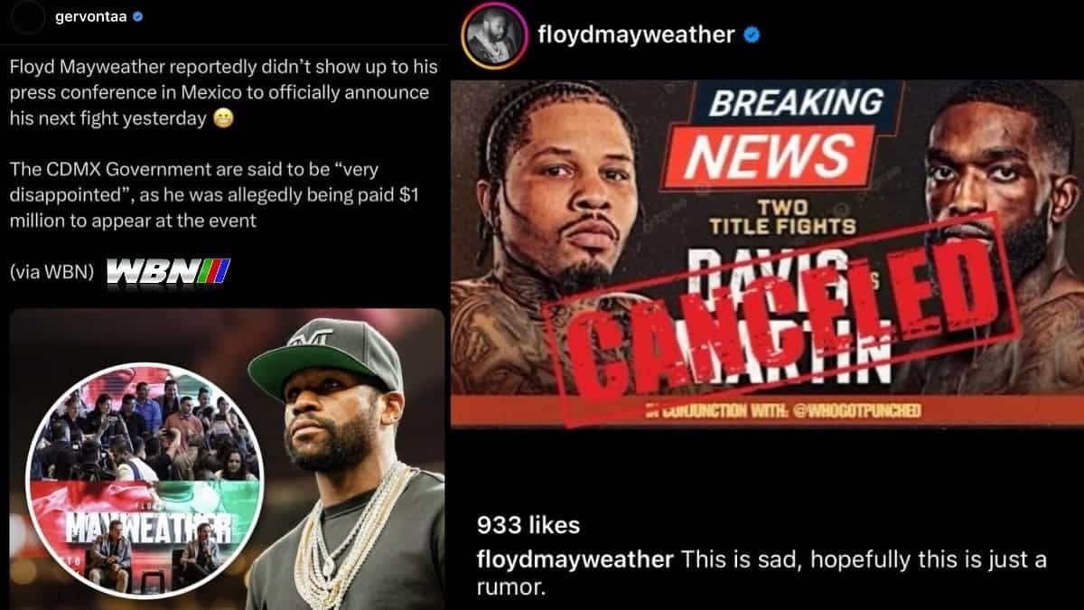 Gervonta Davis Floyd Mayweather beef