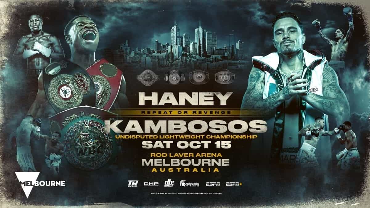 Devin Haney George Kambosos 2 Haney vs Kambosos