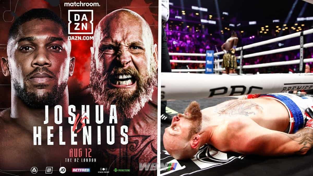 Anthony Joshua vs Helenius Deontay Wilder KO