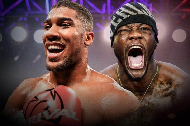 Anthony joshua Deontay wilder sky Joshua vs. Wilder