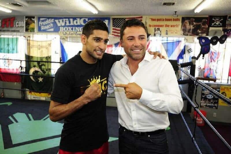 Amir Khan Oscar De La Hoya Floyd Mayweather