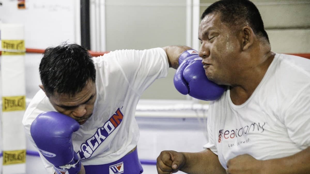 Manny Pacquiao 2024 training