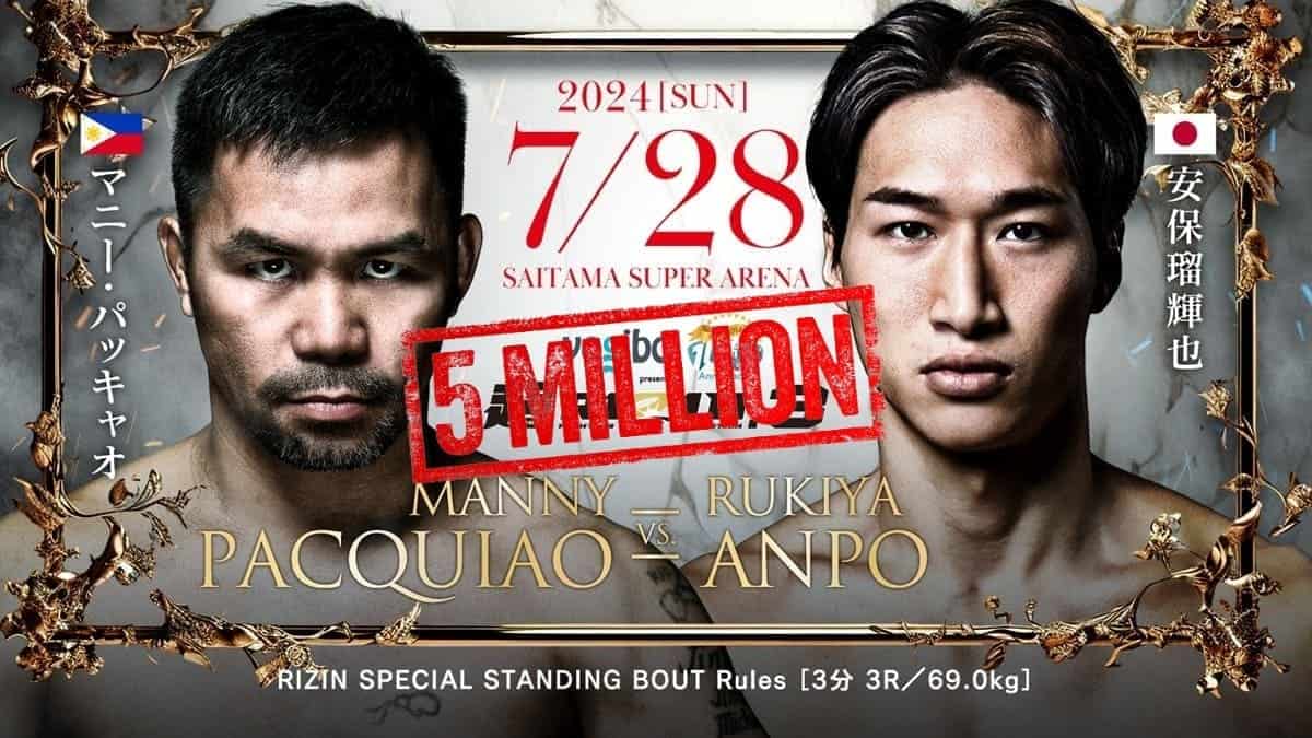 Manny Pacquiao vs Anpo $5 million