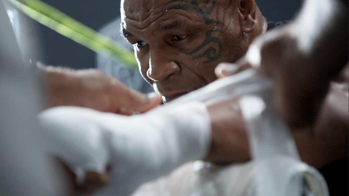 Mike Tyson training for Jake Paul