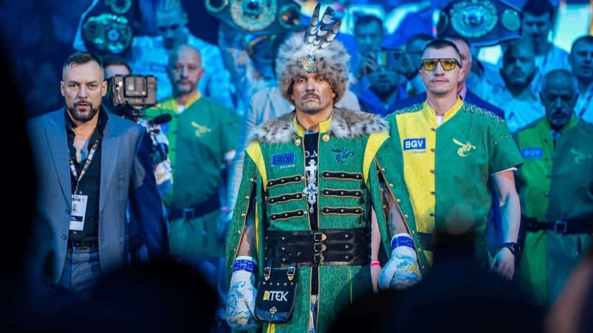 Oleksandr Usyk ring entrance