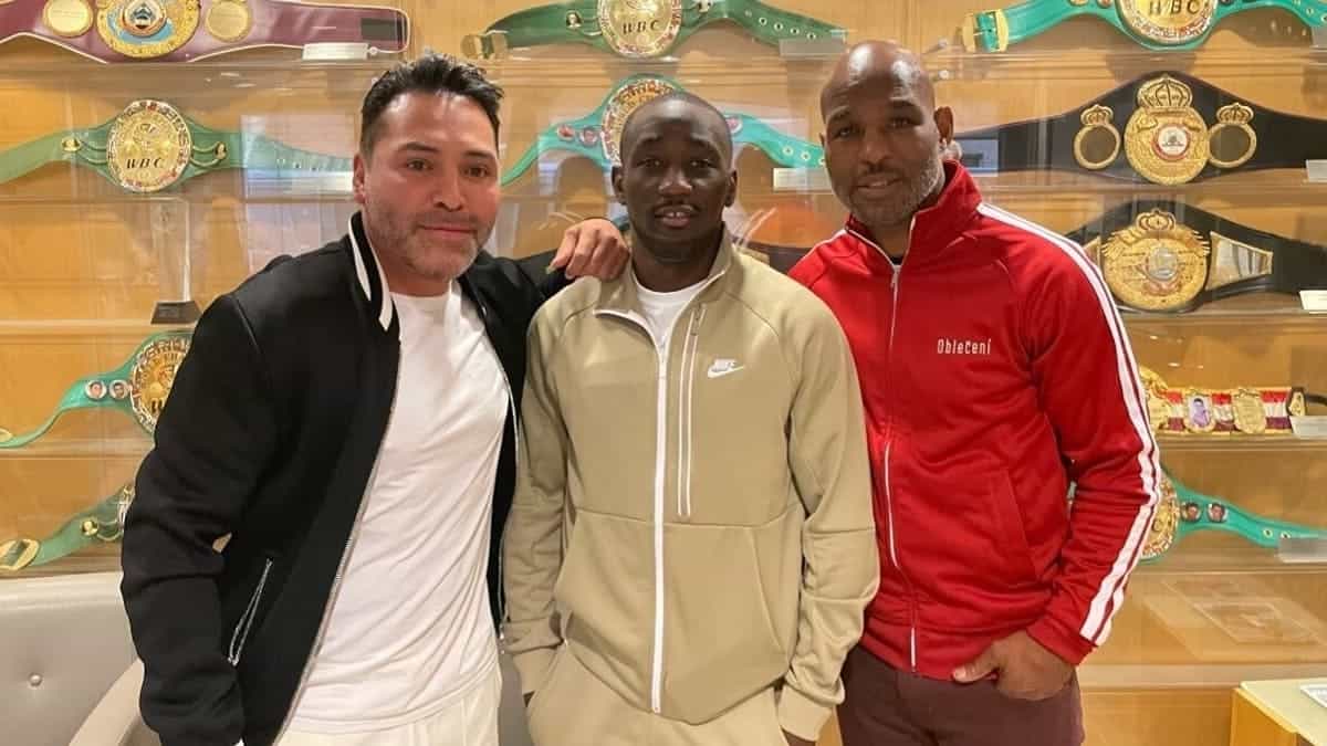 Oscar De La Hoya Terence Crawford and Bernard Hopkins