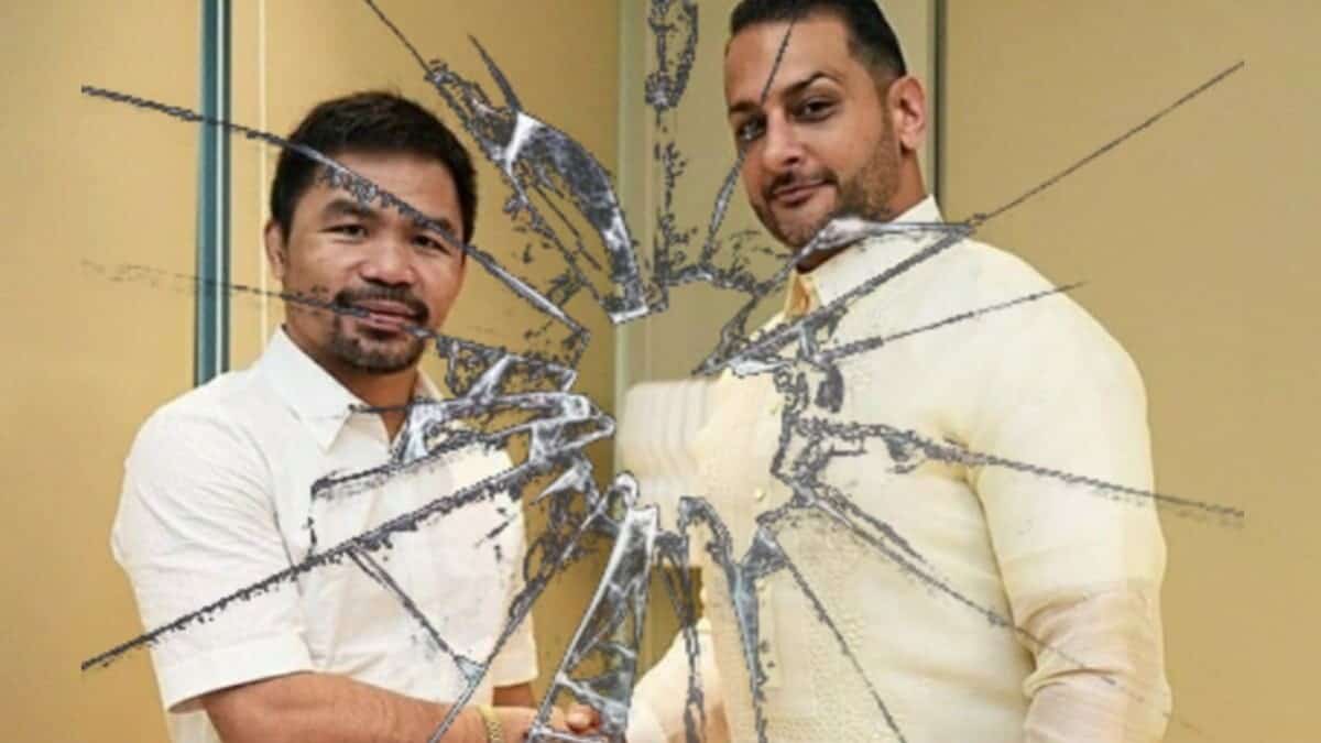 Manny Pacquiao and Audie Attar of Paradigm Sports