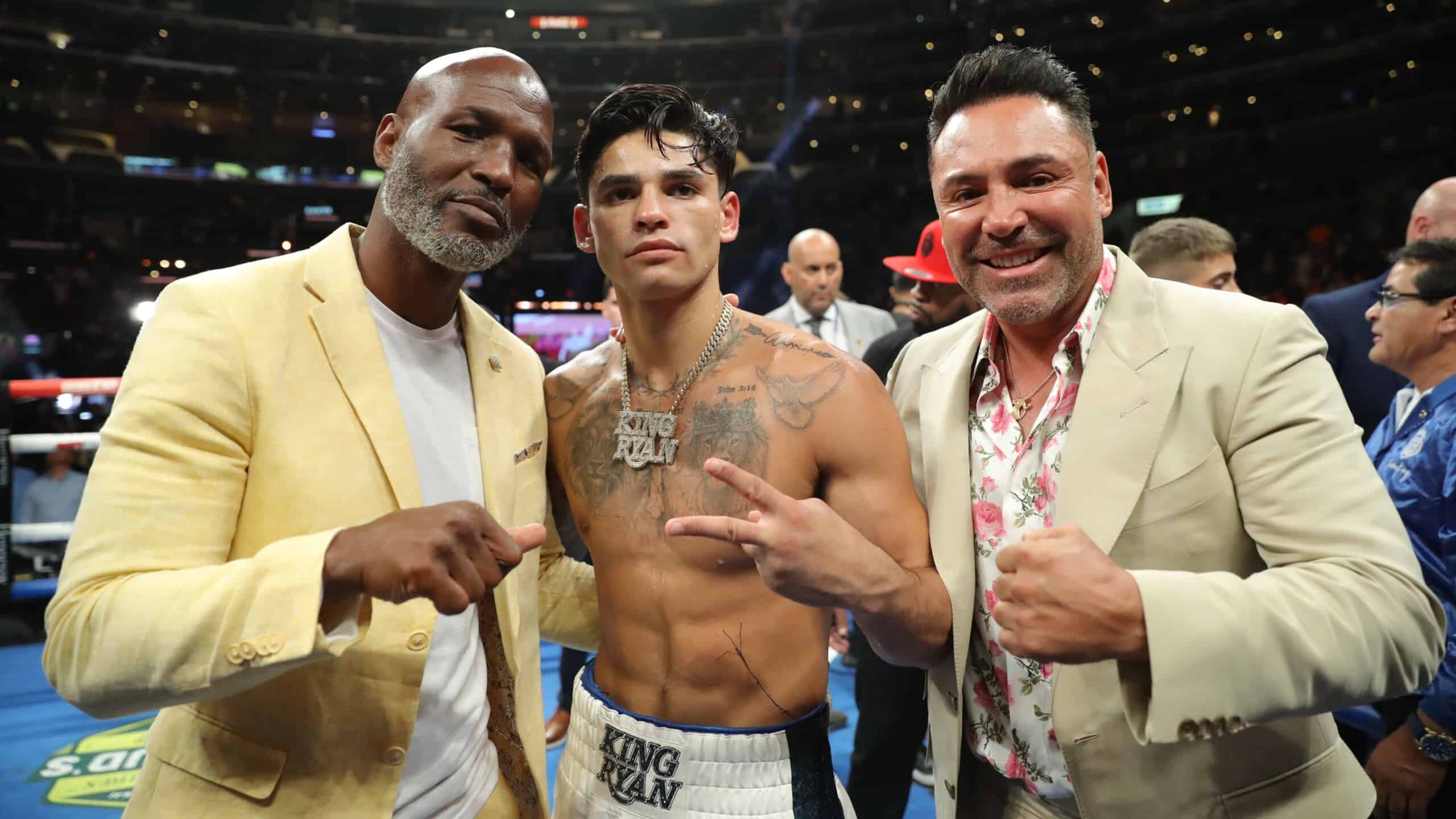 Ryan Garcia Bernard Hopkins Oscar De La Hoya