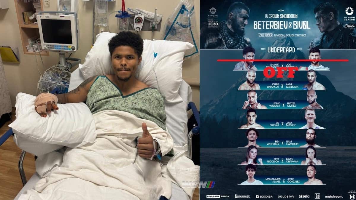 Shakur Stevenson injured