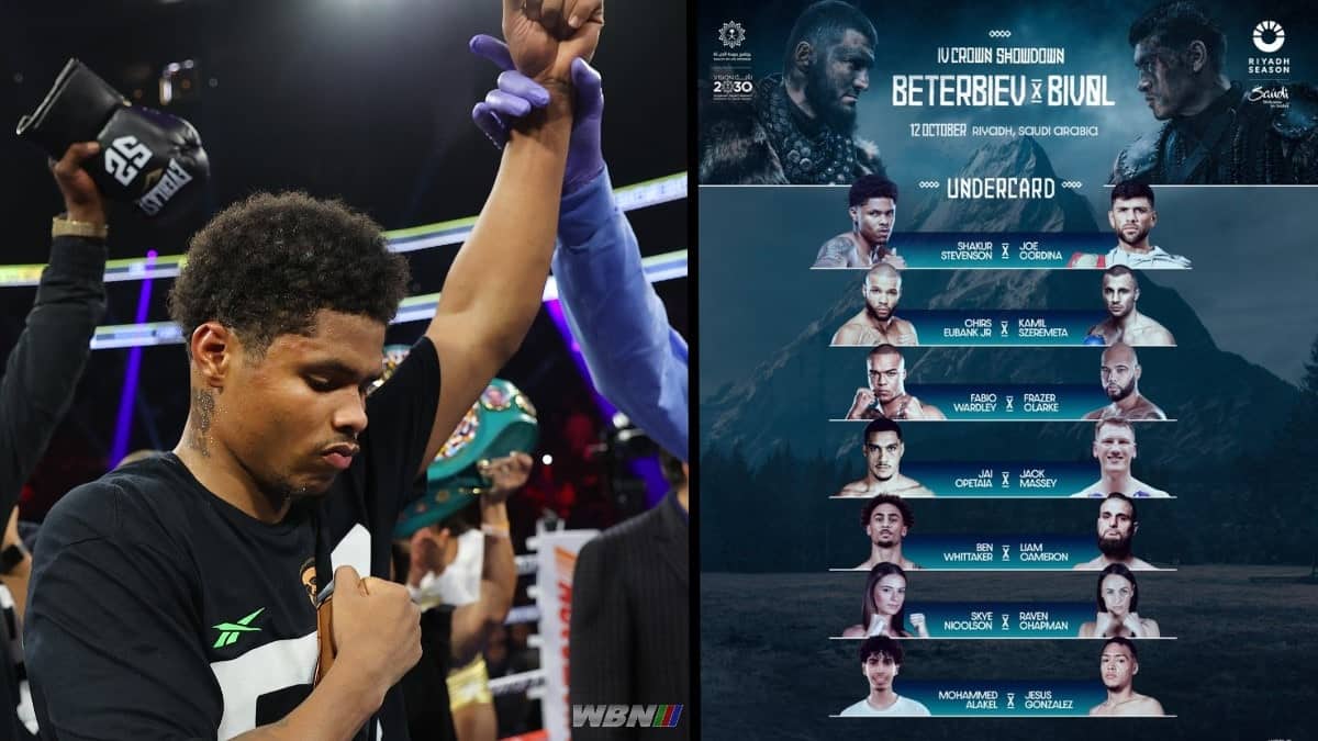 Shakur Stevenson on Beterbiev vs Bivol