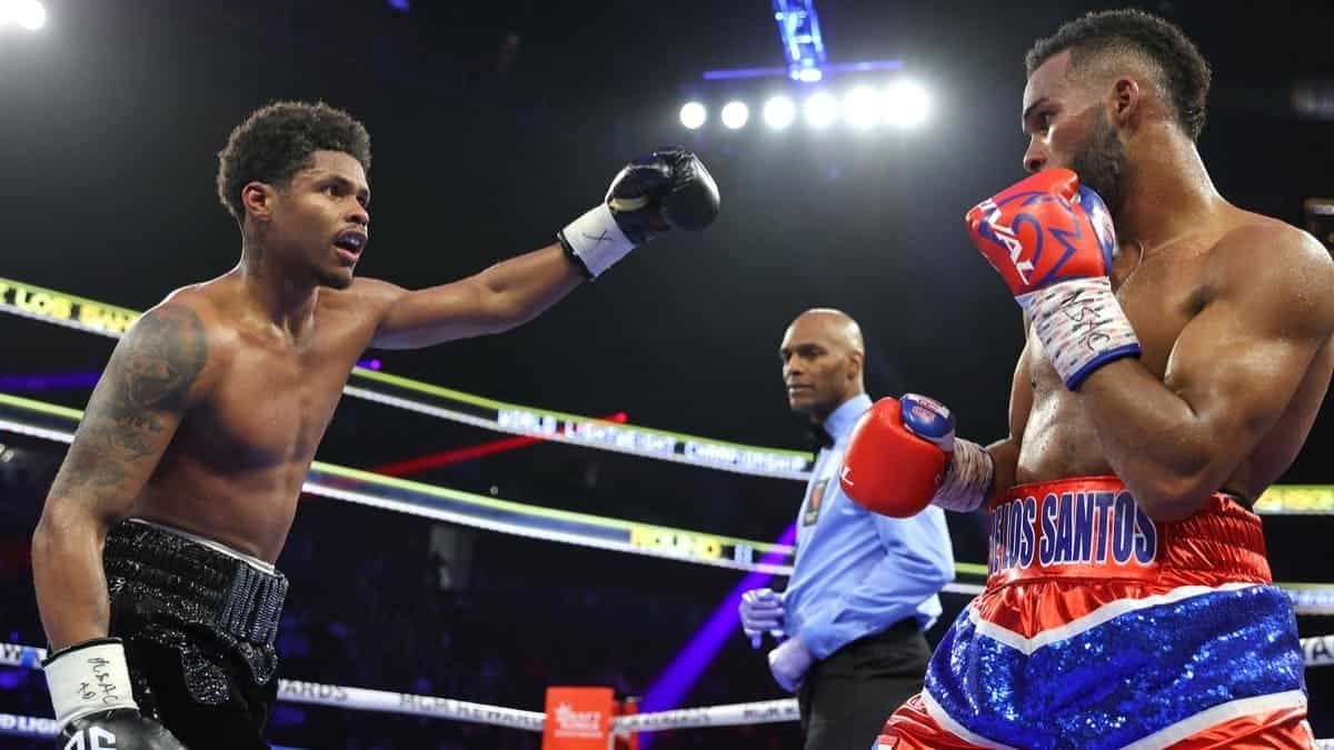 Shakur Stevenson vs Edwin De Los Santos dull