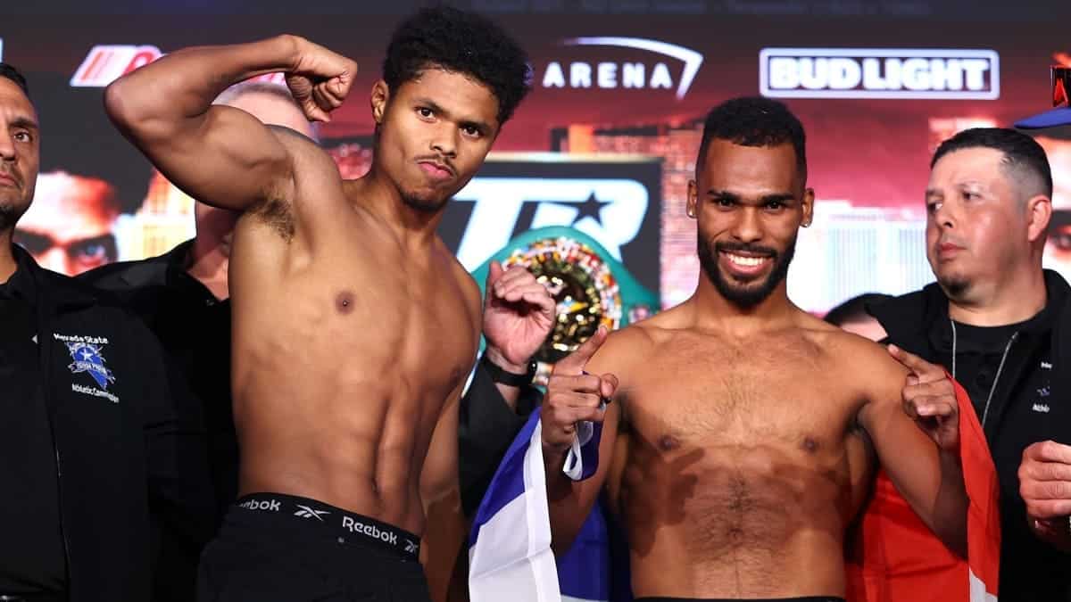 Shakur Stevenson vs Edwin De Los Santos