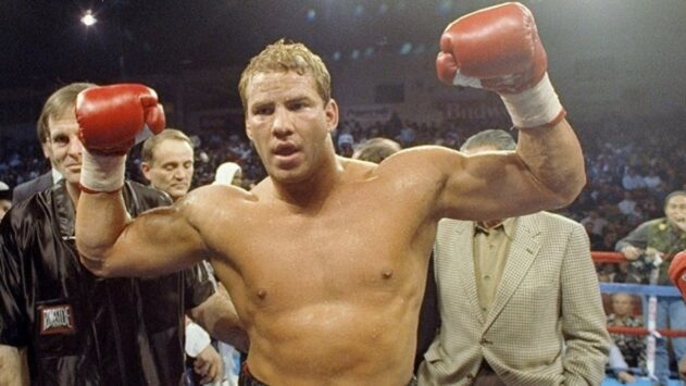 Heavyweight boxer Tommy Morrison