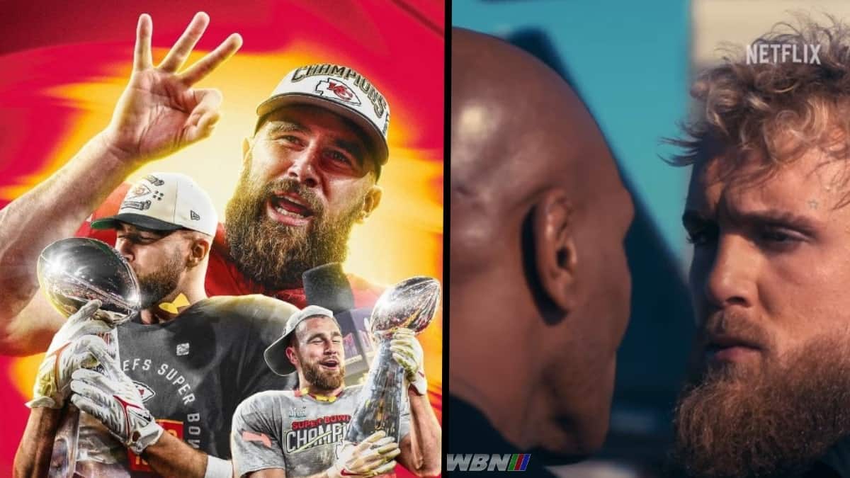 Travis Kelce Mike Tyson vs Paul