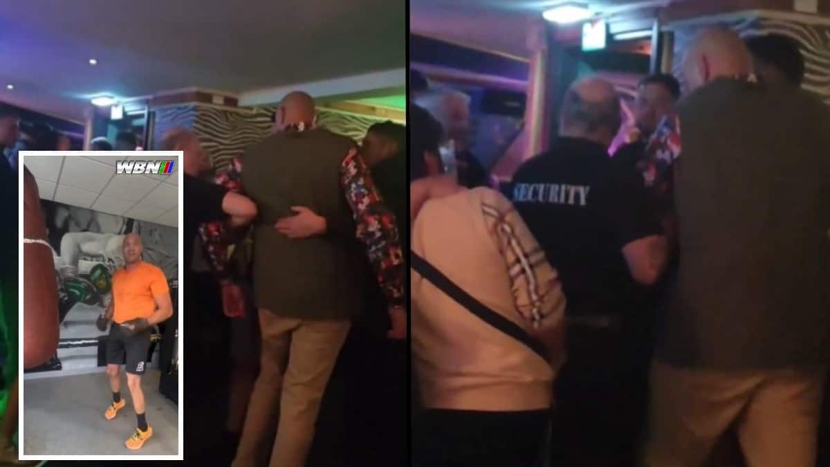 Tyson Fury gym drunk