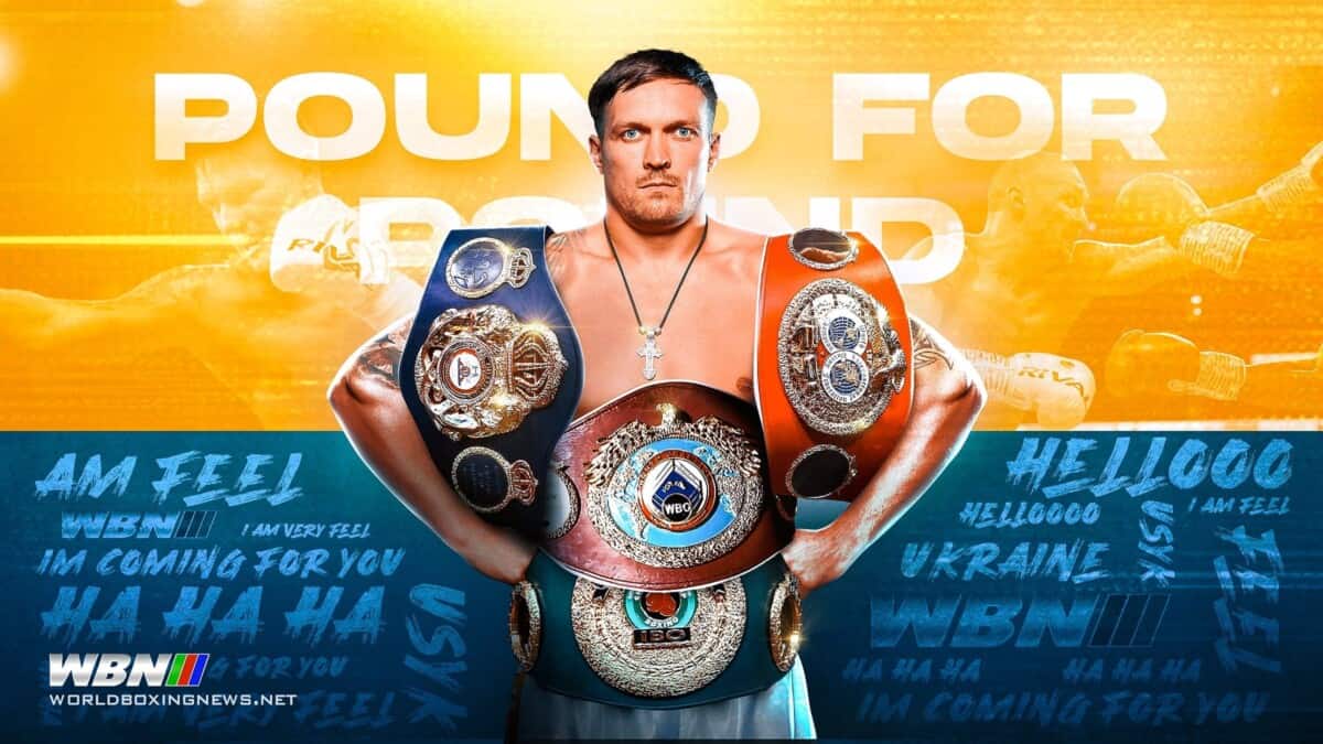 Oleksandr Usyk Pound for Pound Rankings